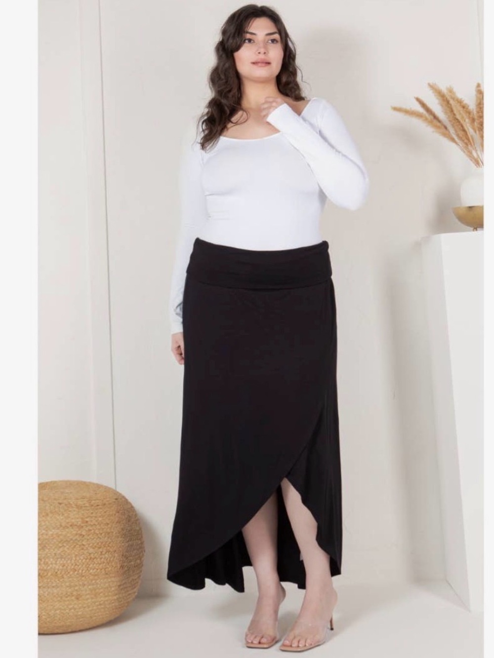 Azules Black Crossover Skirt XL